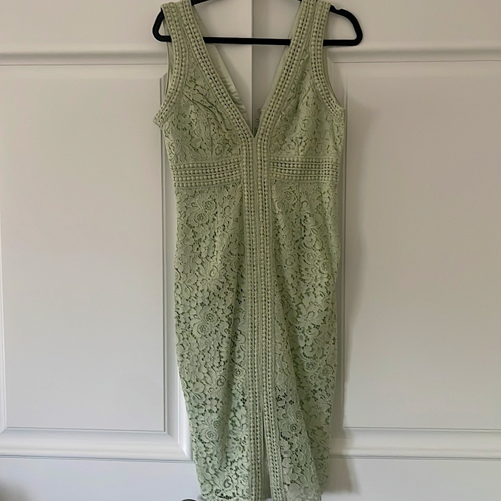Sage green dress